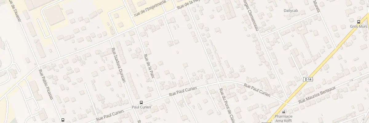 Plan du 40B Rue Paul Curien aux Mureaux