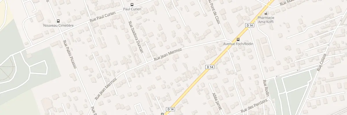 Plan du 29 Rue Jean Mermoz aux Mureaux