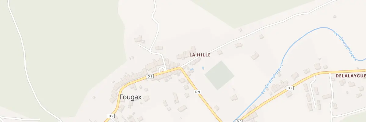 Plan du 4 Qua de la Hille à Fougax-et-Barrineuf