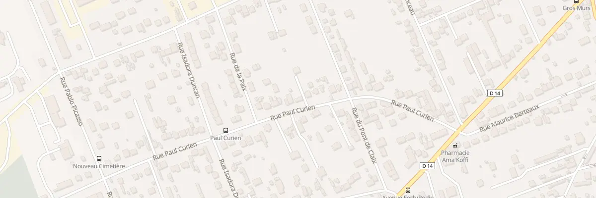 Plan du 44 Rue Paul Curien aux Mureaux