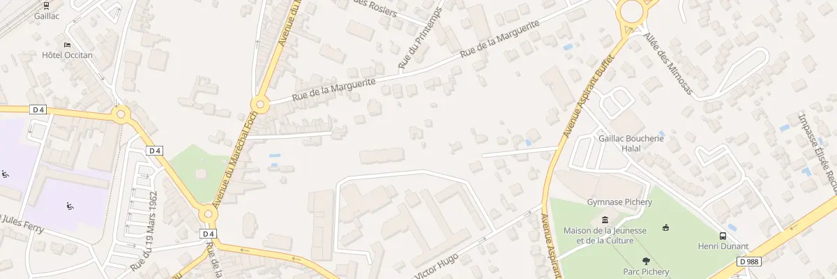 Plan du 50 Rue de la Marguerite à Gaillac