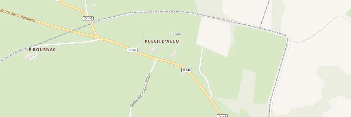 Plan du 5169 Puech d’Aulo à Martiel