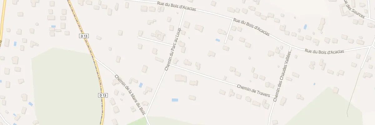 Plan du 9000 Che de Travers à Maurepas