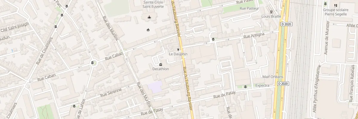 Plan du 57 Rue du Faubourg Bannier à Orléans
