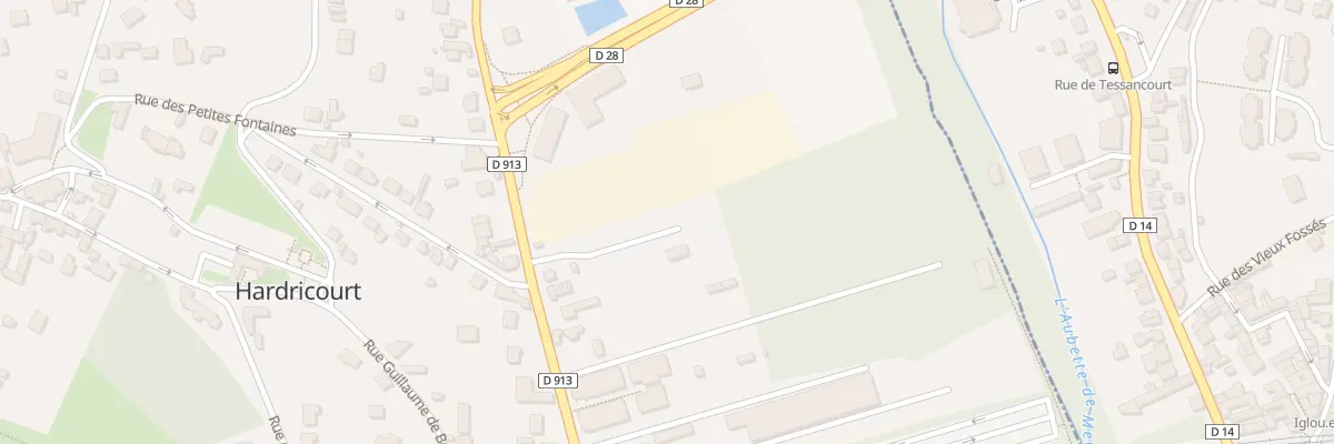 Plan du 34 Rue du Vexin à Hardricourt