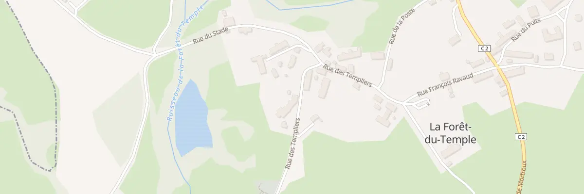 Plan du 10 Rue des Templiers à La Forêt-du-Temple