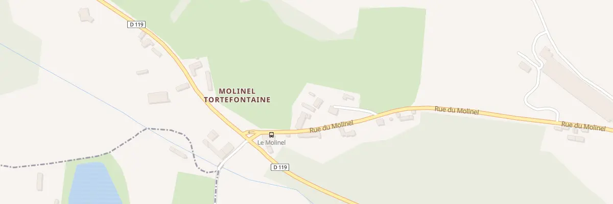 Plan du 8 Le Molinel à Tortefontaine