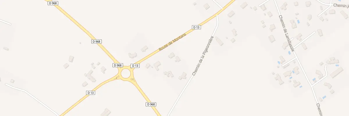 Plan du 723 Rte de Montans à Brens
