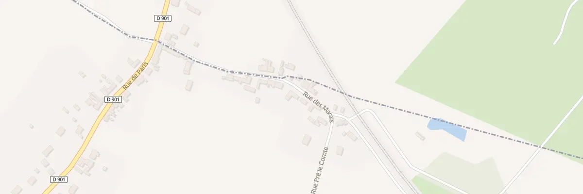 Plan du 238 Rue des Marais à Liercourt