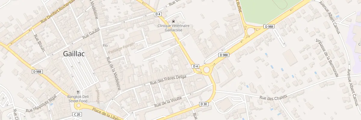Plan du 120 Pl Jean Moulin à Gaillac