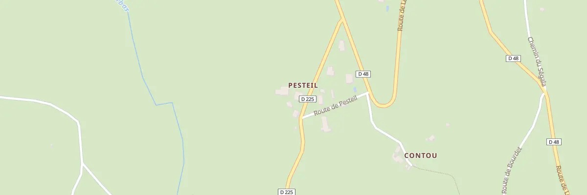 Plan du 623 Rte de Saint-Vincent à Saint-Vincent-du-Pendit