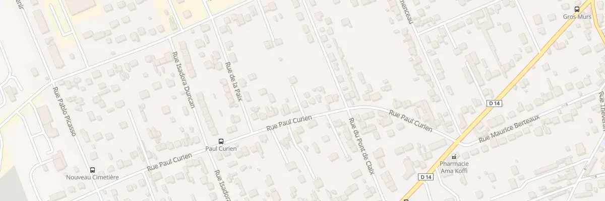 Plan du 40 Rue Paul Curien aux Mureaux