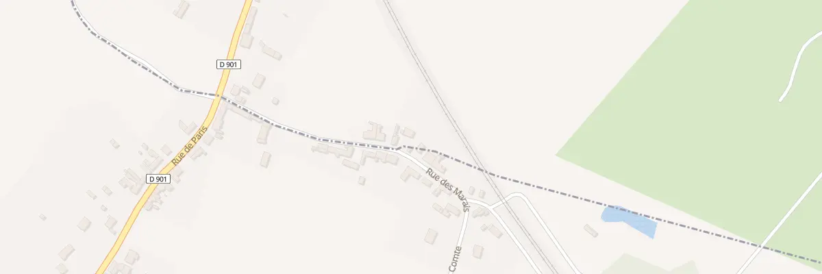 Plan du 9004 Rue du Marais à Liercourt