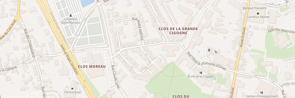 Plan du 37 Rue André Malraux à Orléans