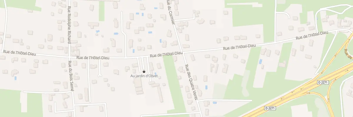 Plan du 649 Rue de l’Hôtel Dieu à Olivet