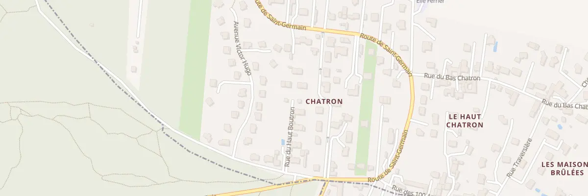 Plan du 7 Rue du Haut Boutron à Saint-Germain-de-la-Grange