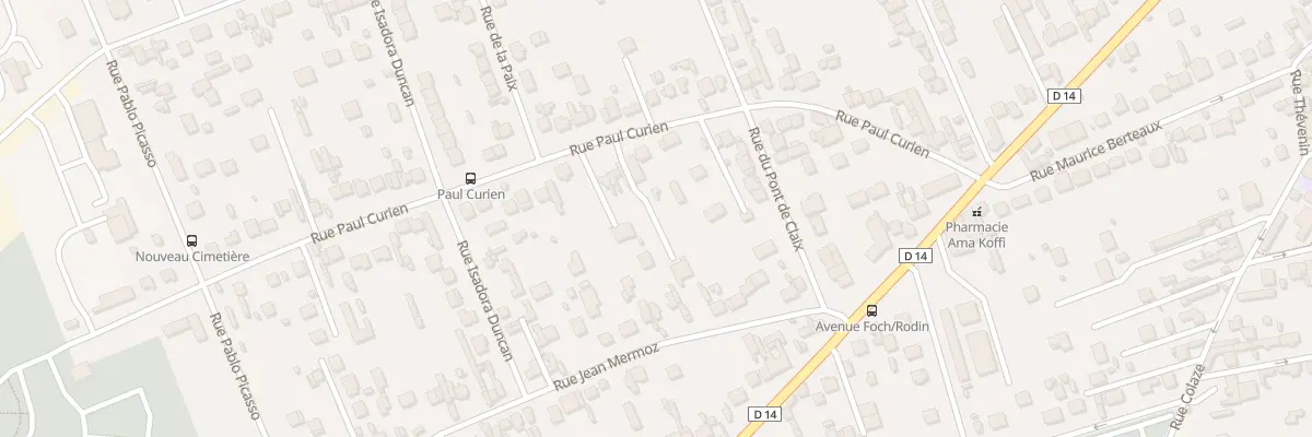 Plan du 33 Rue Paul Curien aux Mureaux