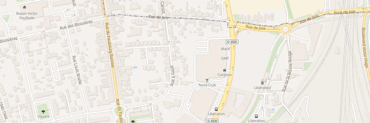 Plan du 22C Rue à Gault à Orléans