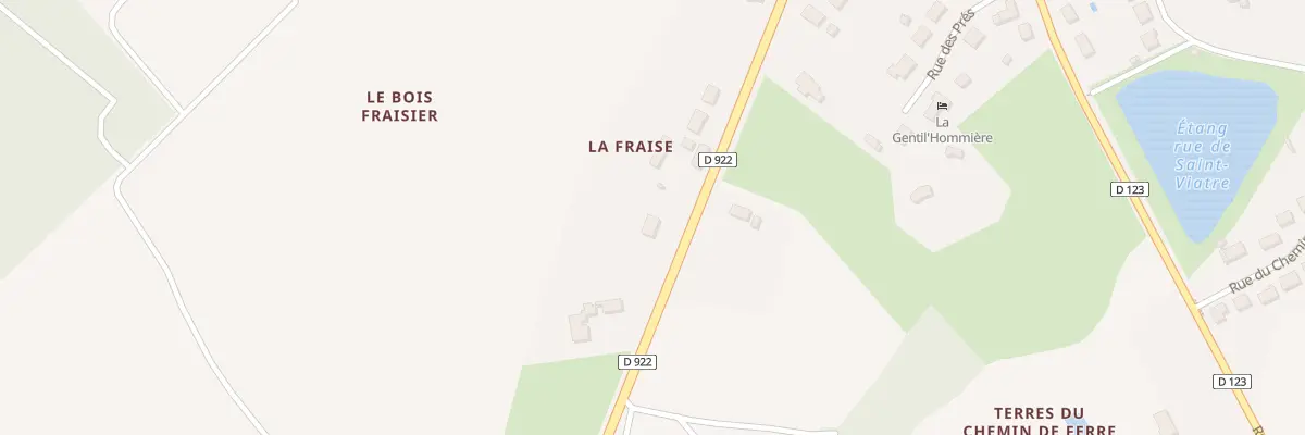 Plan du 348A Le Bois Fraisier à Chaumont-sur-Tharonne