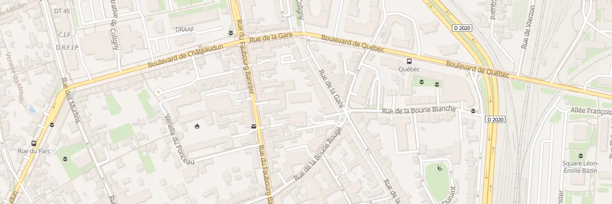 Plan du 105 Rue de la Gare à Orléans