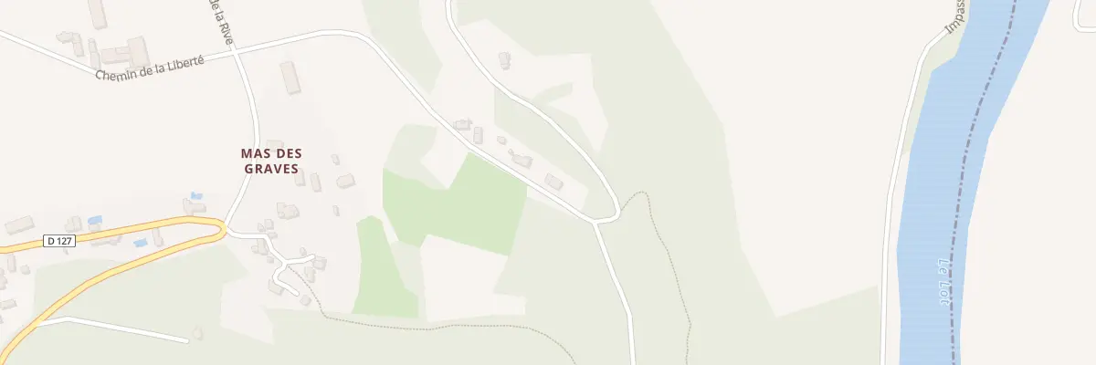Plan du 5102 Mas de Galy à Saujac