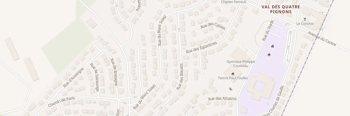 Plan du 25 Rue des Bleuets à Beynes