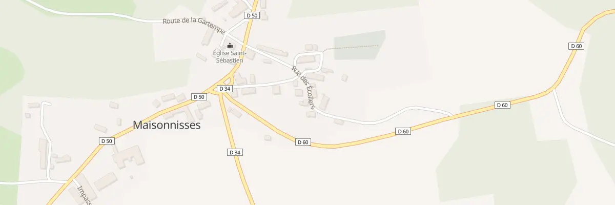 Plan du 5 Rue des Ecoliers à Maisonnisses