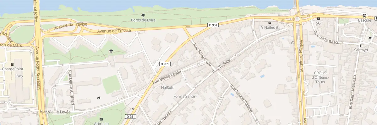 Plan du 6 Rue Vieille Levée à Orléans