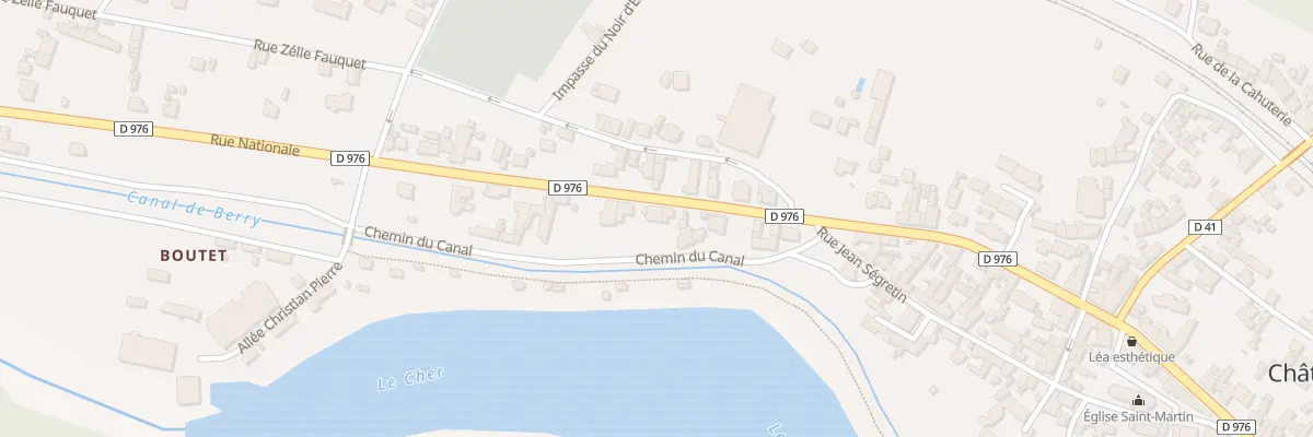 Plan du 11 Rue Nationale à Châtres-sur-Cher