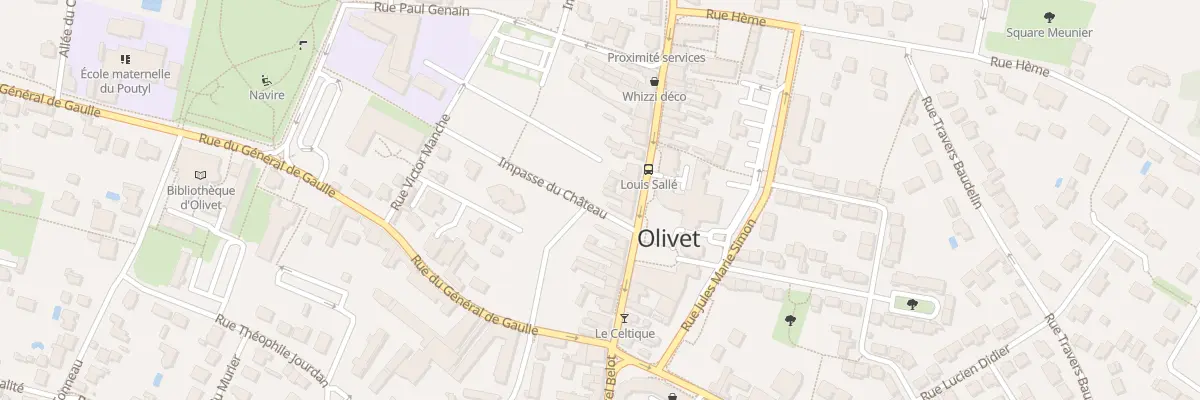 Plan du 256 Rue Marcel Belot à Olivet