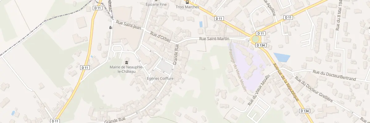 Plan du 7 Gr Grande Rue à Neauphle-le-Château