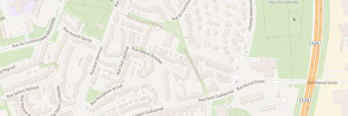 Plan du 62 Rue Hélène Boucher à Calais