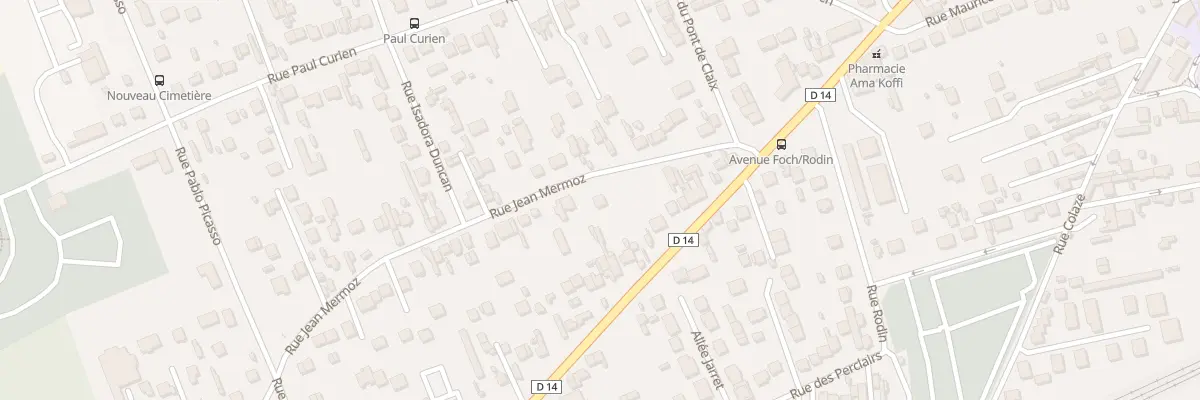 Plan du 21 Rue Jean Mermoz aux Mureaux