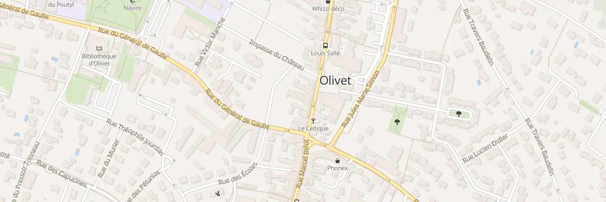 Plan du 314 Rue Marcel Belot à Olivet