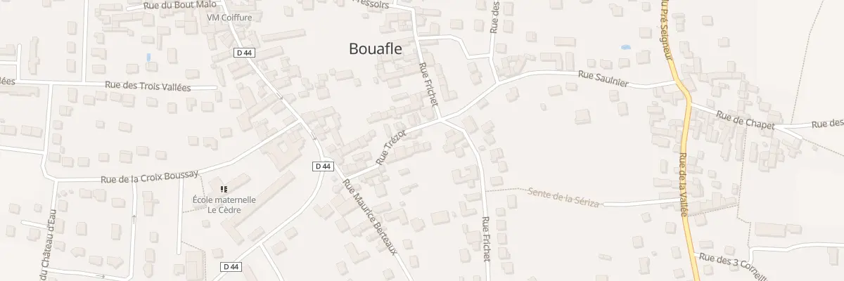 Plan du 14 Rue Trézot à Bouafle