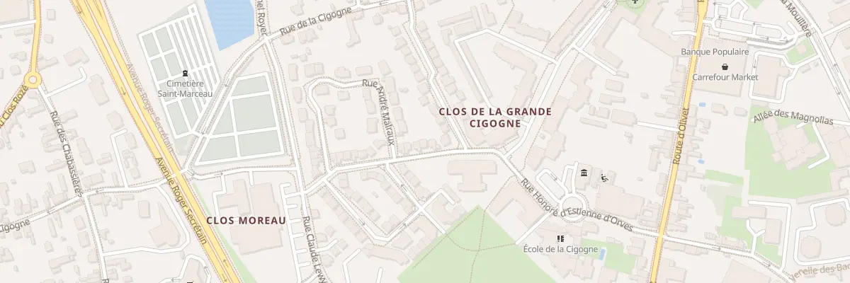 Plan du 26 Rue Georges Pompidou à Orléans