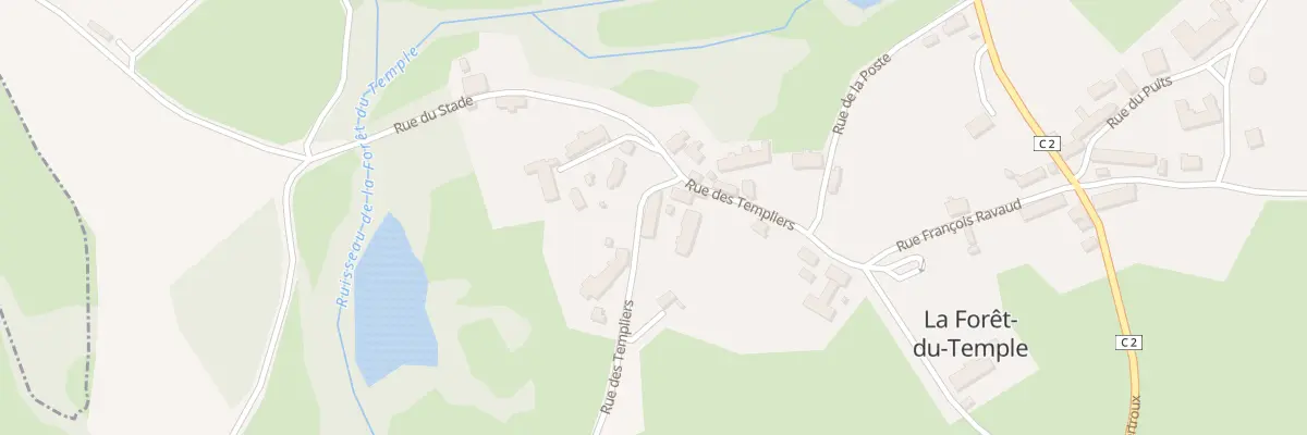 Plan du 5 Rue des Templiers à Pontarion