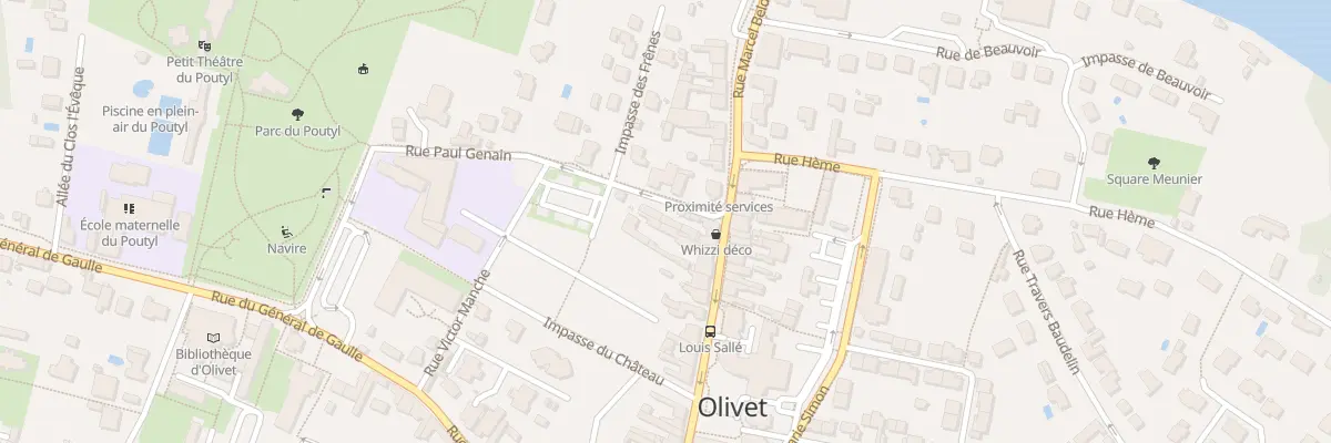Plan du 150 Rue Marcel Belot à Olivet