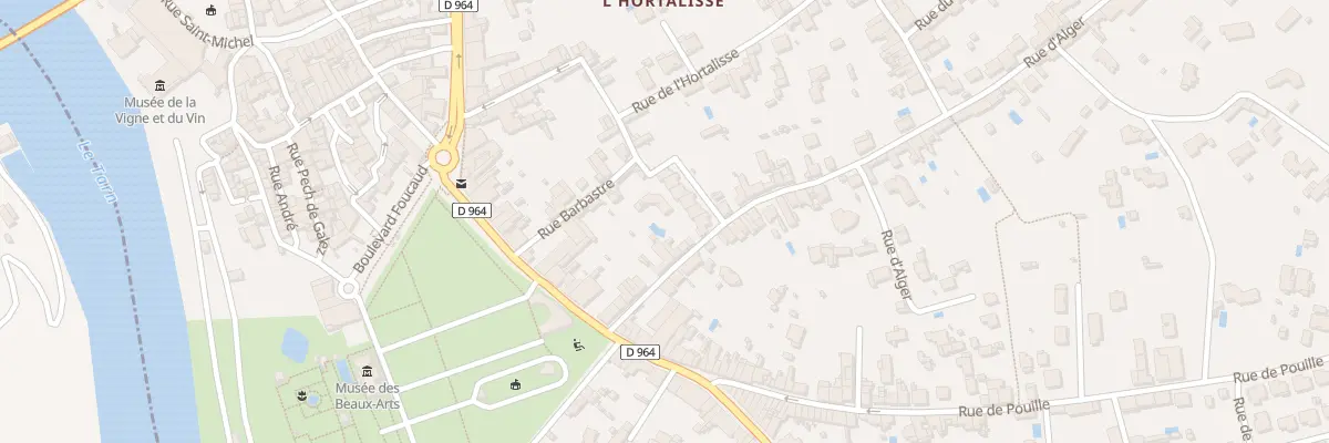 Plan du 25 Rue d’Alger à Gaillac