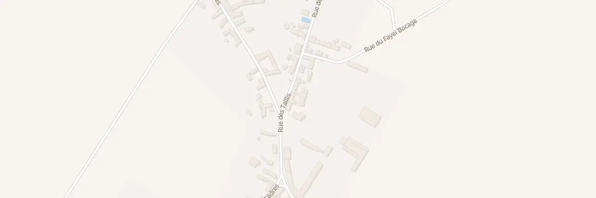 Plan du 6 Rue des Taillis à Thibivillers