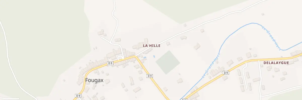 Plan du 3 Qua de la Hille à Fougax-et-Barrineuf
