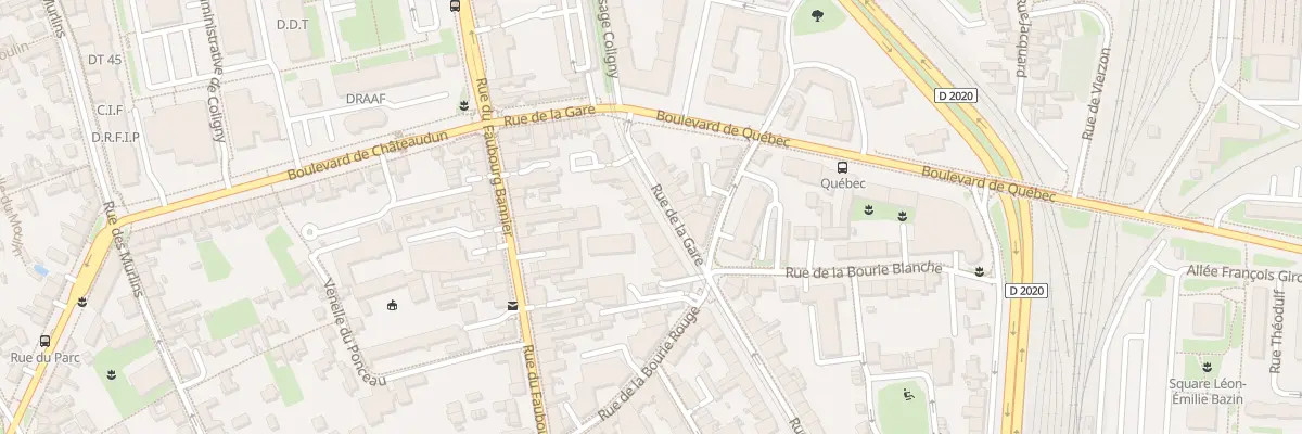 Plan du 105B Rue de la Gare à Orléans
