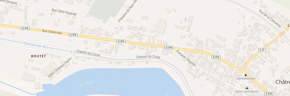 Plan du 9 Rue Nationale à Châtres-sur-Cher