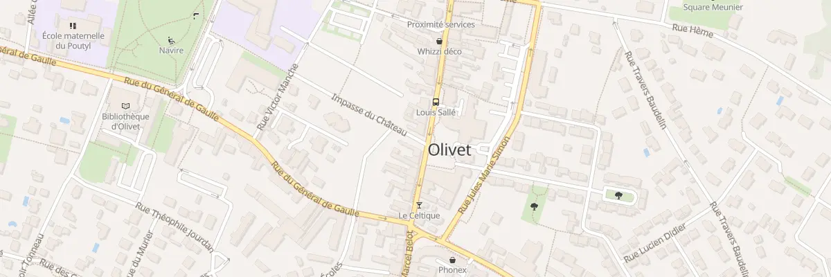 Plan du 266 Rue Marcel Belot à Olivet