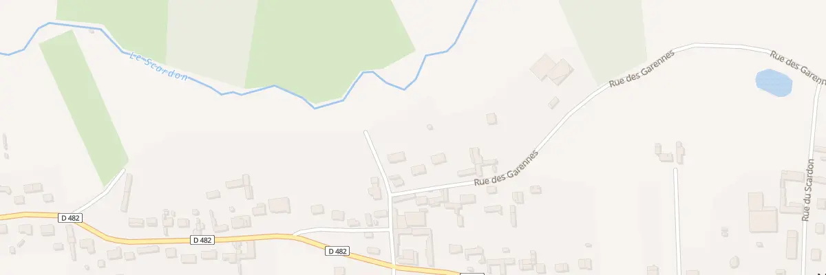 Plan du 170 Rue des Garennes à Neufmoulin