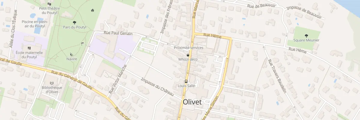 Plan du 172 Rue Marcel Belot à Olivet