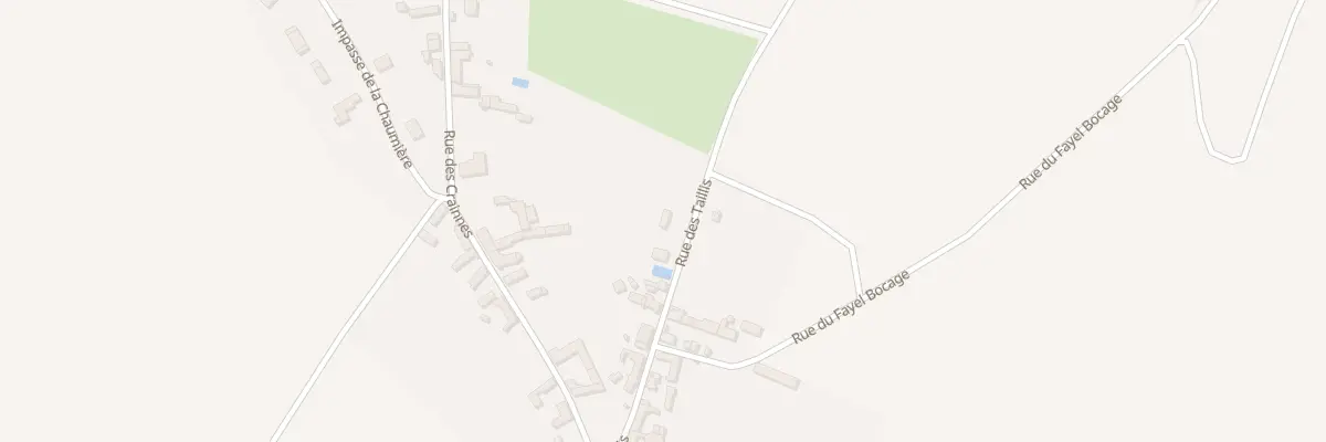Plan du 13 Rue des Taillis à Thibivillers