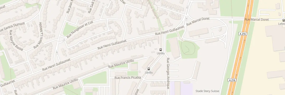 Plan du 94 Rue Henri Guillaumet à Calais
