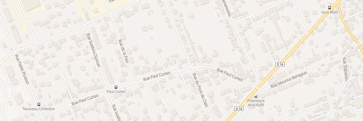 Plan du 32 Rue Paul Curien aux Mureaux