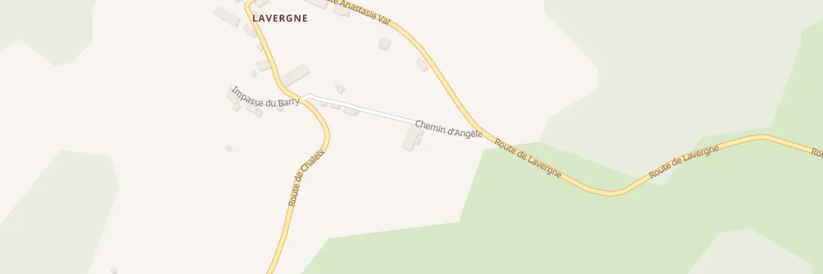 Plan du 5176 Lavergne à Vitrac-sur-Montane